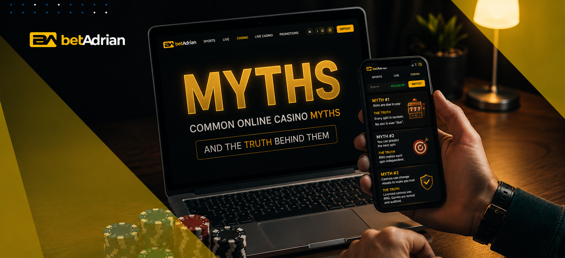 Common Online Casino Myths and the Truth Behind Them blog-image
